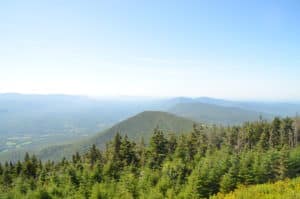 View from the summit of Mount Equinox