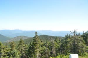 View from the summit of Mount Equinox