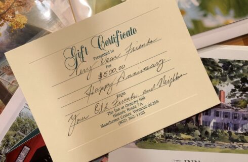 Gift Certificate and greeting cards