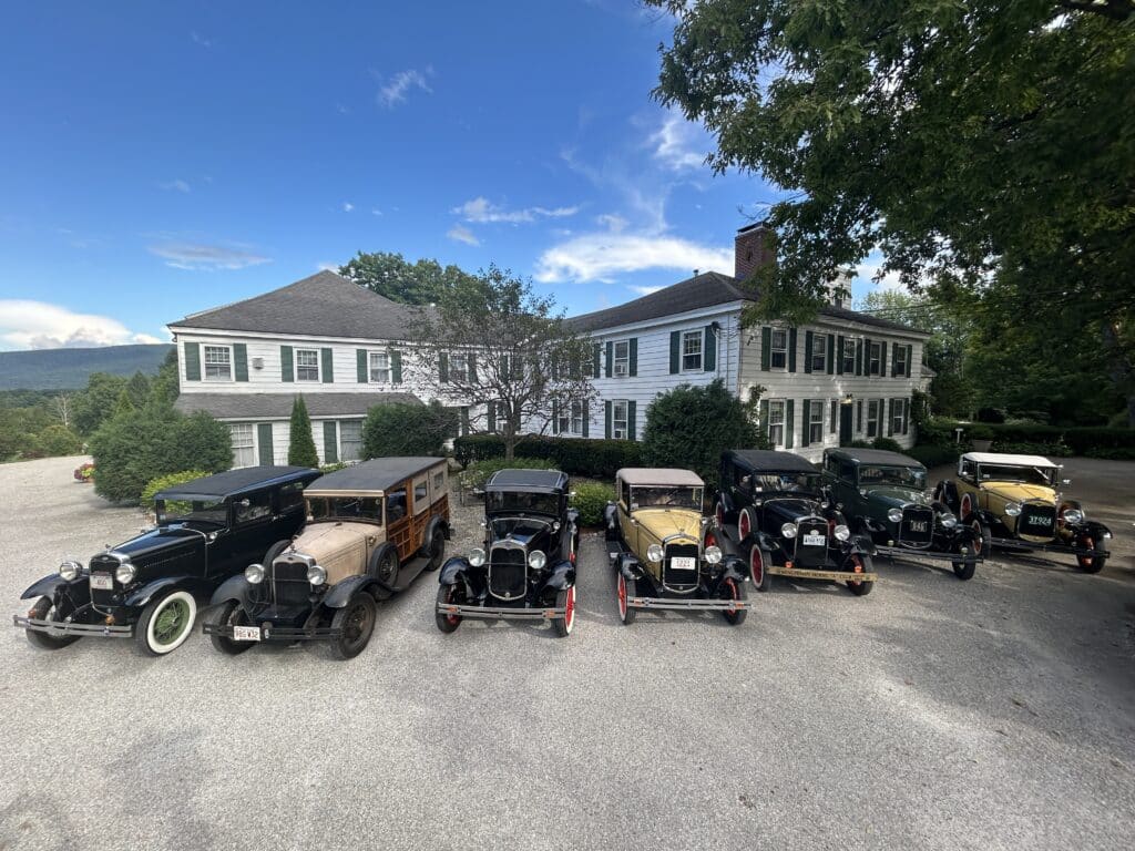 7 1931 Model A Fords at the INN at Ormsby Hill