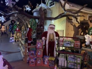 Santa Claus Display at the Christmas Loft