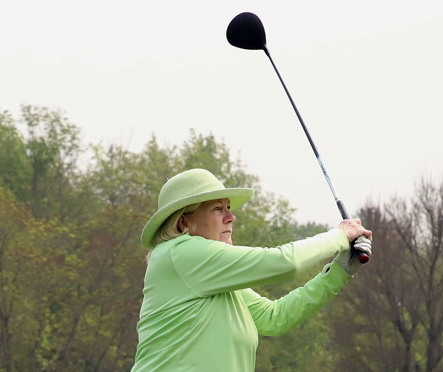 Jeannie Gaston golf swing